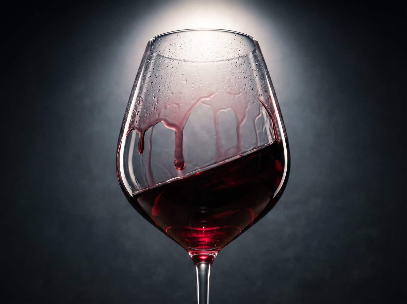 Rượu vang Merlot tasting note ly Burgundy màu ruby garnet WSET