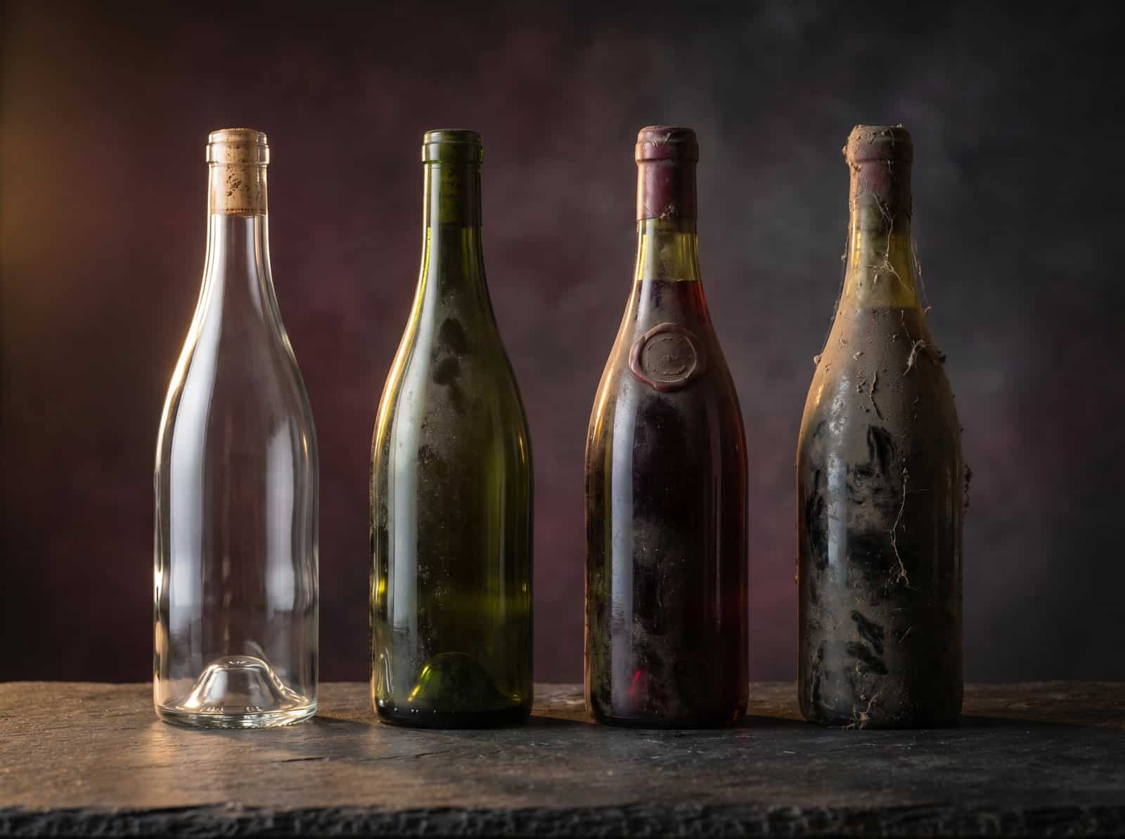 Pinot Noir price tier four bottles arranged wine tiers