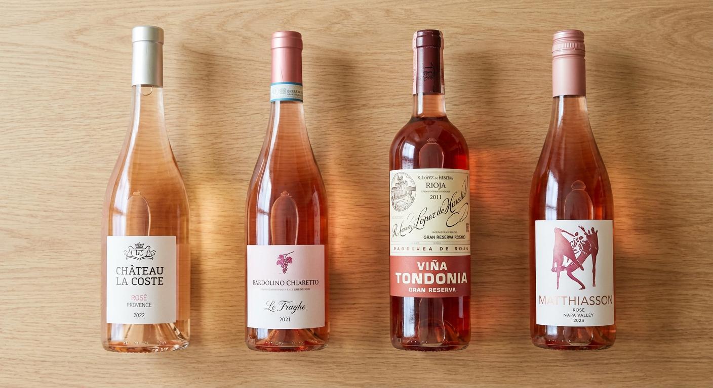 Vang hồng Ý Bardolino Chiaretto và vang hồng Tây Ban Nha Garnacha Rosado