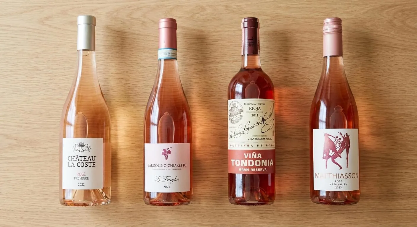 Vang hồng Ý Bardolino Chiaretto và vang hồng Tây Ban Nha Garnacha Rosado