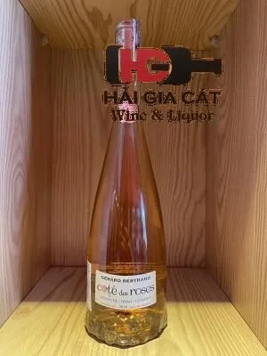 Chai rượu vang hồng Pháp Cote Des Roses