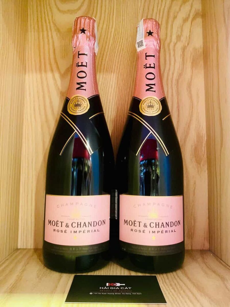 Chai rượu Champagne Moet & Chandon Rose