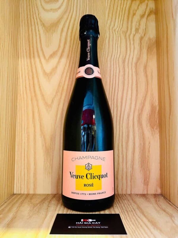 Chai rượu Champagne Veuve Clicquot Rose