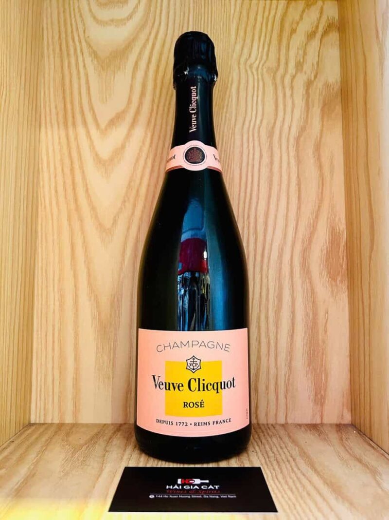 Chai rượu Champagne Veuve Clicquot Rose