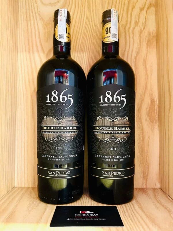 Chai rượu vang 1865 Double Barrel Cabernet Sauvignon 2019