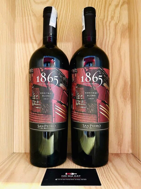 Chai rượu vang 1865 Heritage Blend 2021