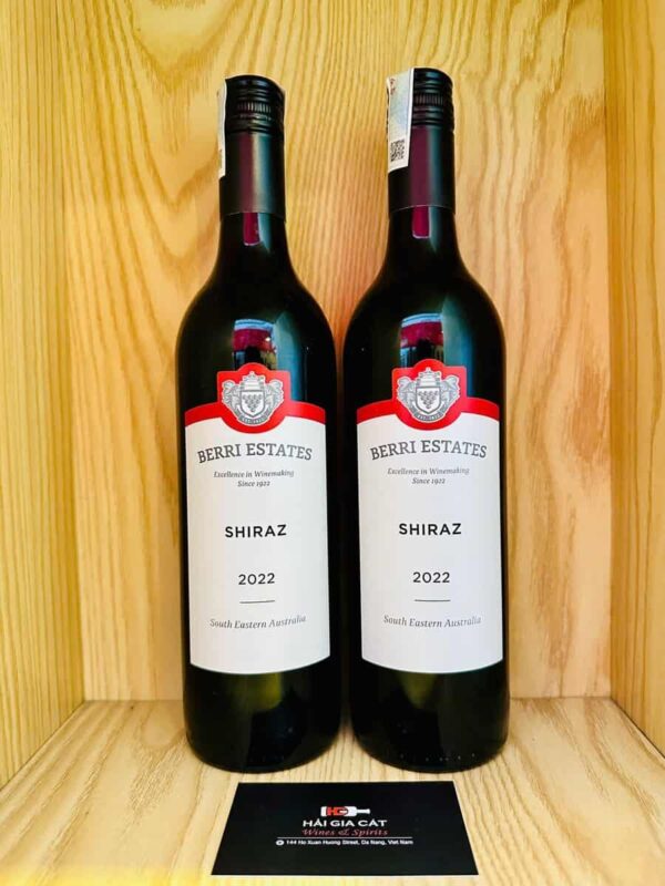 Chai rượu vang Berri Estates Shiraz