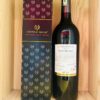 Mặt sau chai rượu vang Chateau Dalat Signature Shiraz