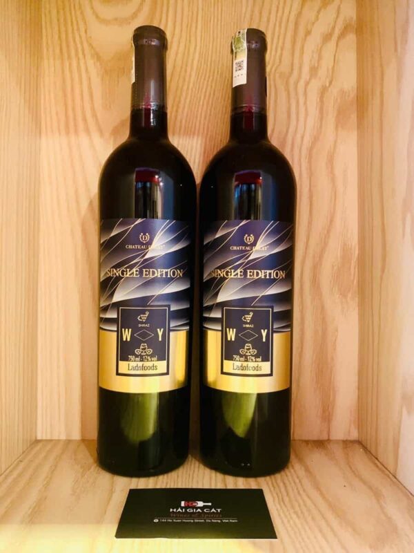 Chai rượu vang Chateau Dalat Single Edition Shiraz