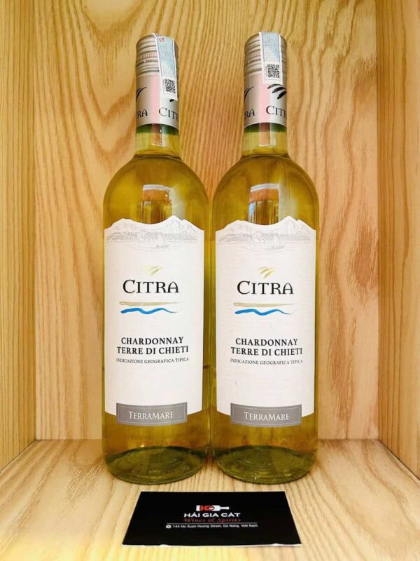 Chai rượu Vang Citra Chardonnay Terre Di Chieti