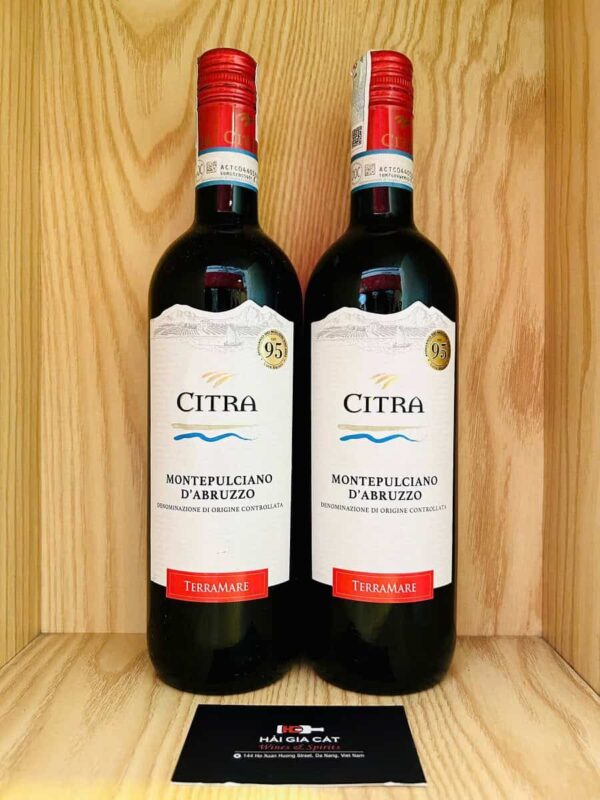 Chai rượu vang Citra Montepulciano D'Abruzzo