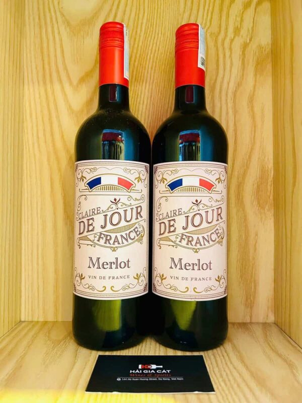 Chai rượu vang Claire De Jour Merlot
