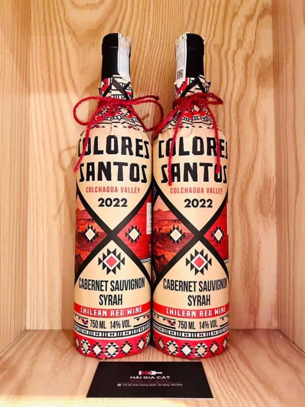 Chai rượu vang Colores Santos Cabernet Sauvignon Syrah