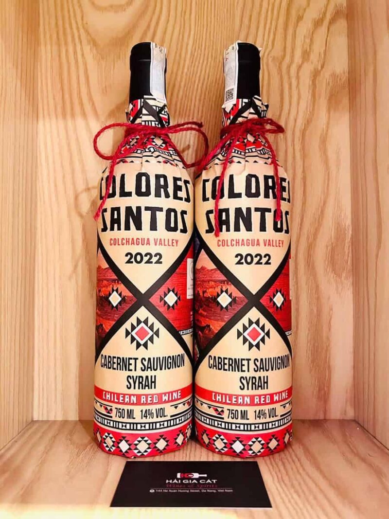 Chai rượu vang Colores Santos Cabernet Sauvignon Syrah