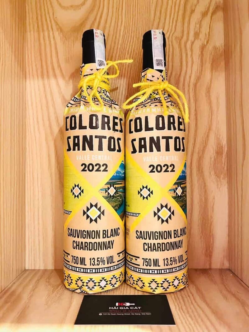 Chai rượu vang Colores Santos Sauvignon Blanc Chardonnay