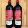 Mặt sau chai rượu vang đỏ Francis Gillot Merlot Cabernet Sauvignon