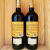 Mặt sau chai rượu vang Francis Gillot Merlot
