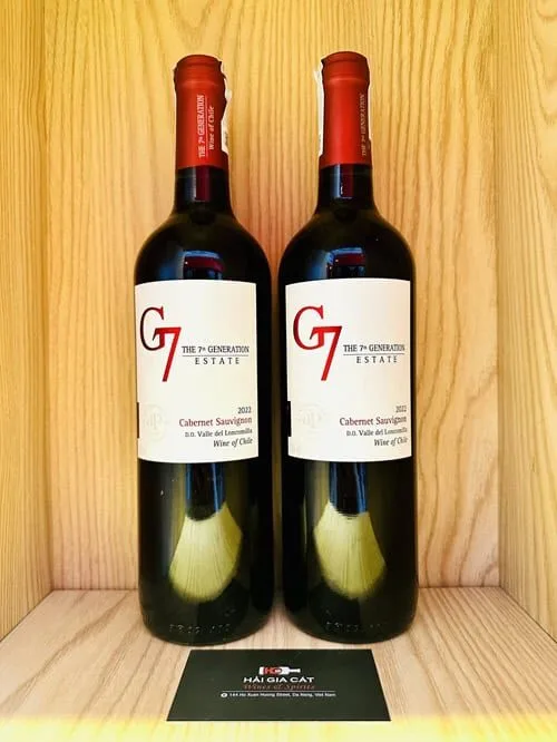 Chai rượu vang đỏ G7 Cabernet Sauvignon