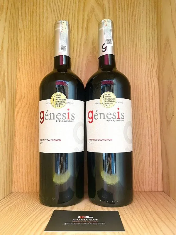 Chai rượu vang đỏ Génesis Cabernet Sauvignon 2022