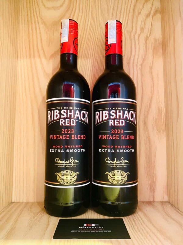 Chai rượu vang Rib Shack Red