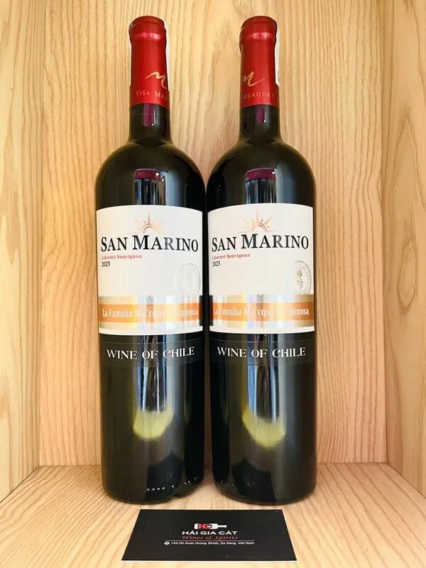 Chai rượu vang đỏ San Marino Cabernet Sauvignon 2023