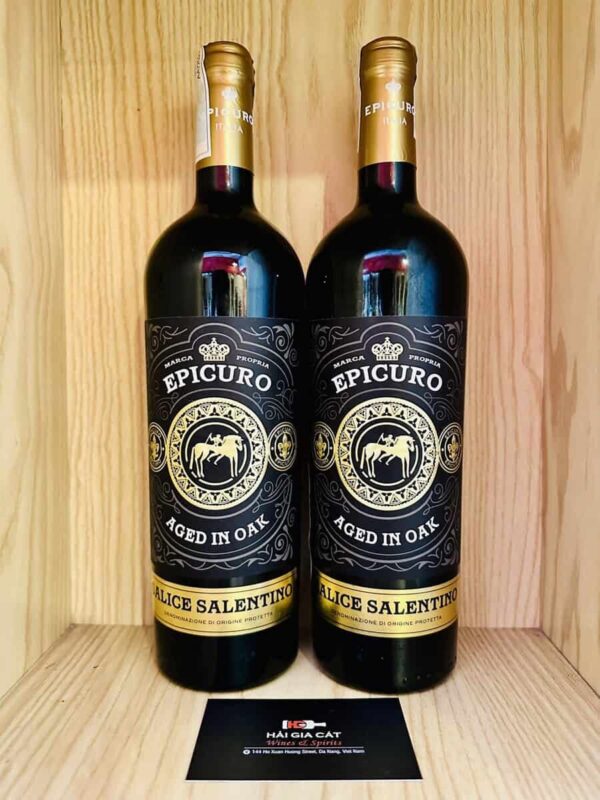 Chai rượu vang Epicuro Aged In Oak
