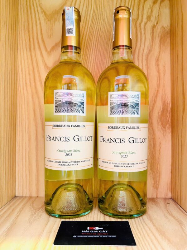 Chai rượu vang Francis Gillot Sauvignon Blanc