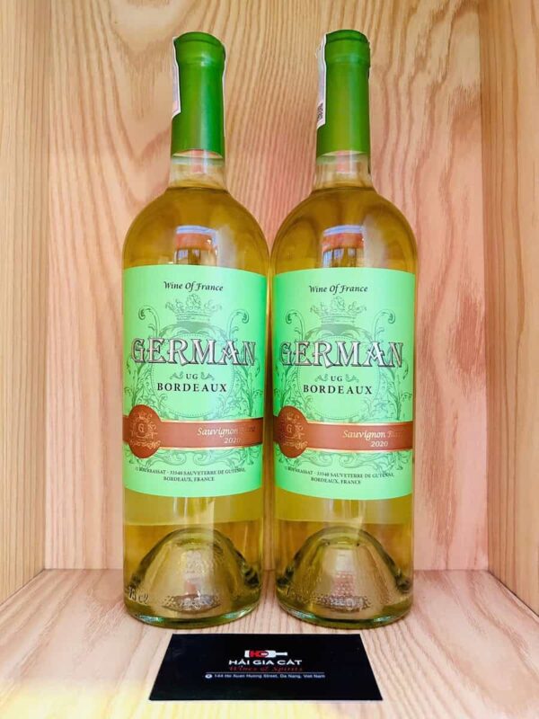 Chai rượu vang German Sauvignon Blanc