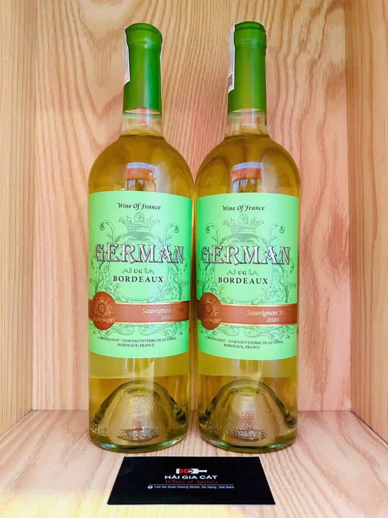 Chai rượu vang German Sauvignon Blanc