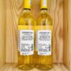 Mặt sau chai rượu vang Hereford Chardonnay