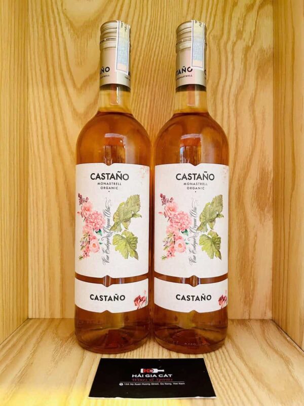 Chai rượu vang hồng Castaño Monastrell Organic Rosé