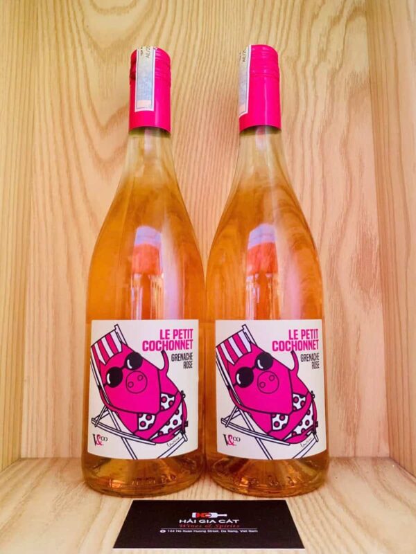 Chai rượu vang hồng Le Petit Cochonnet Grenache