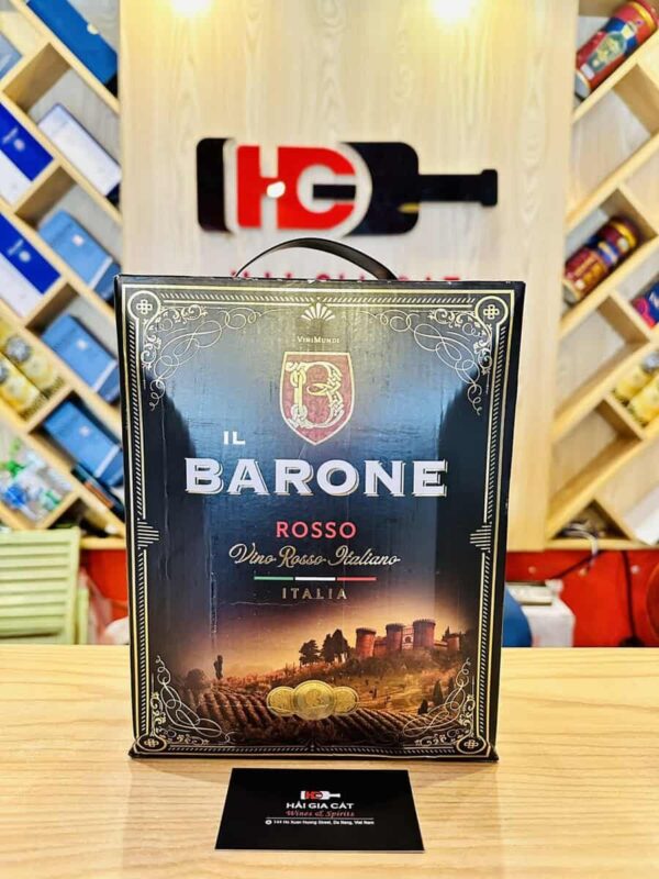 Chai rượu vang IL Barone Rosso 3L