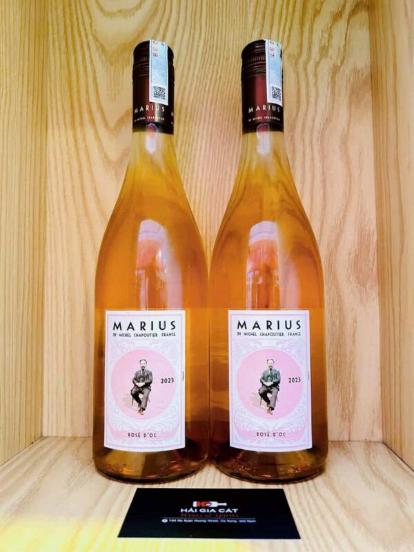 Chai rượu vang M.Chapoutier Marius Rose