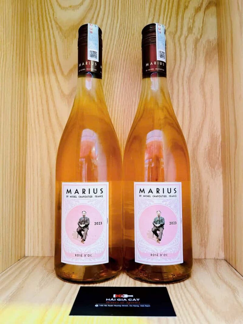 Chai rượu vang M.Chapoutier Marius Rose