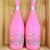 Mặt sau chai rượu vang nổ Cavatina Premium Moscato Rosé Dolce