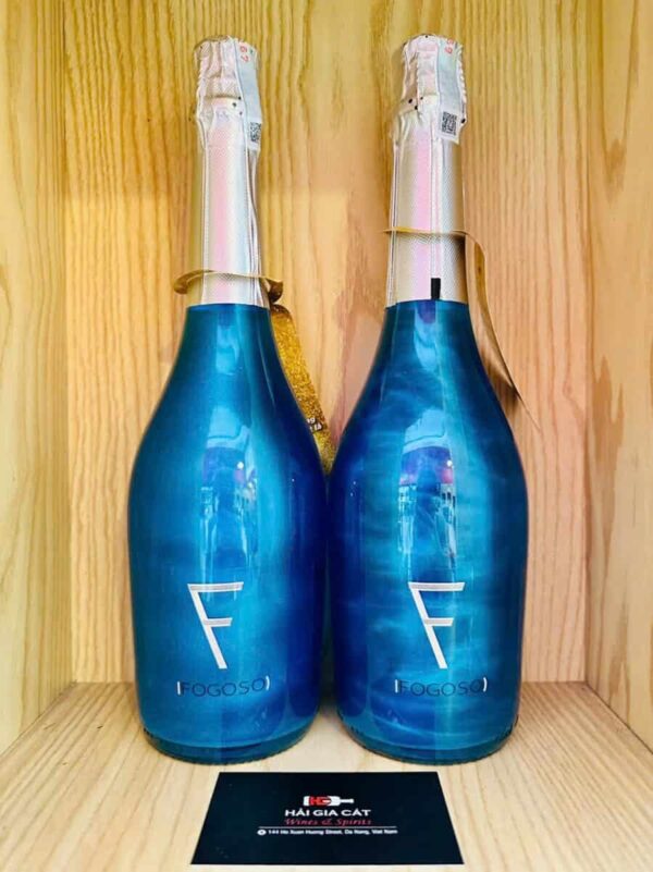 Chai fogoso Sparkling of Fire – Vang sủi Tây Ban Nha màu xanh