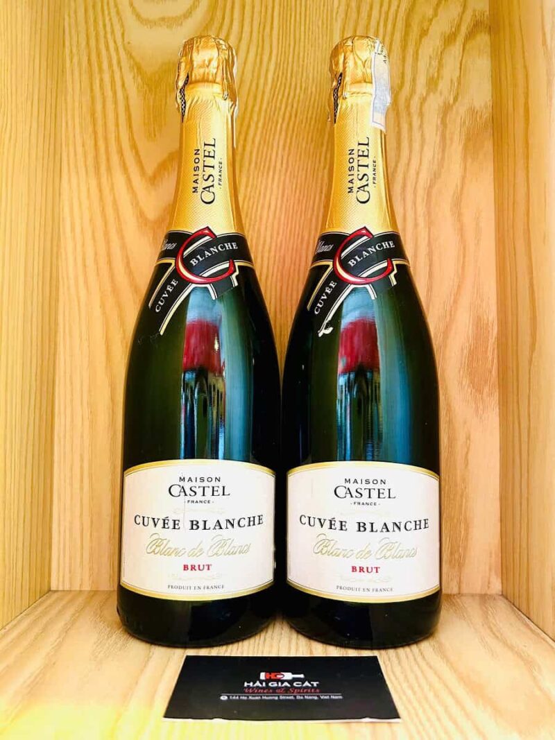 Chai rượu vang nổ Maison Castel Cuvée Blanche Blanc de Blancs Brut