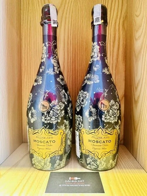 Chai rượu vang nổ Pizzolato So Easy Spumante Moscato Dolce