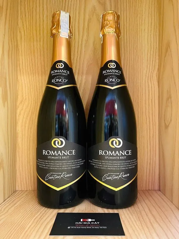 Chai romance Spumante Brut – Vang sủi Ý