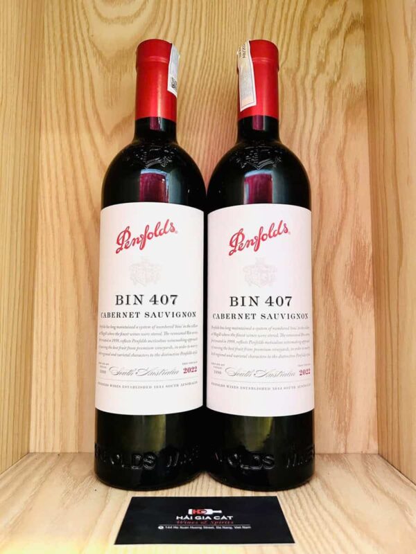 Chai rượu vang Penfolds Bin 407 Cabernet Sauvignon