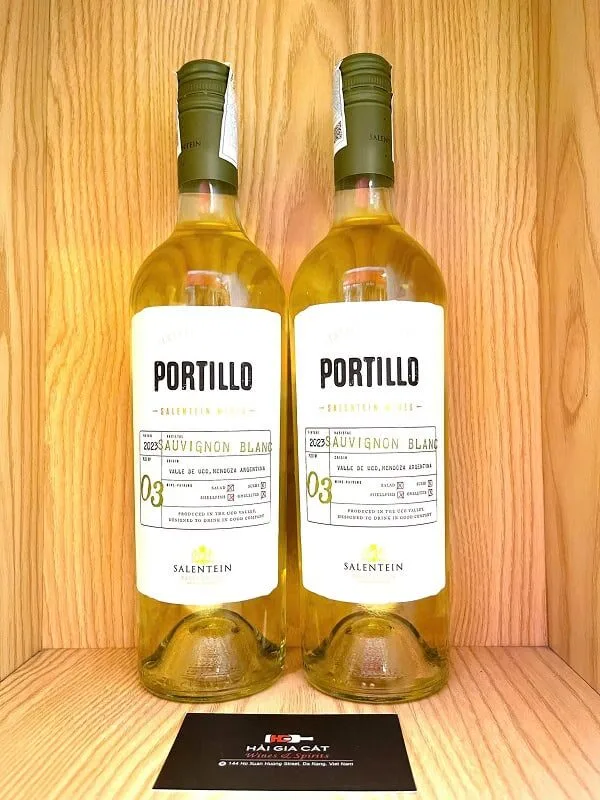 Chai rượu vang Portillo Sauvignon Blanc