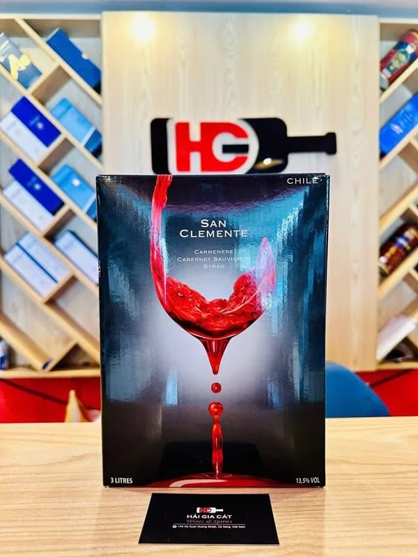 Bao bì rượu vang Bịch San Clemente 3L