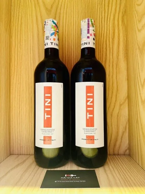 Chai rượu vang Tini Sangiovese Cabernet Rubicone