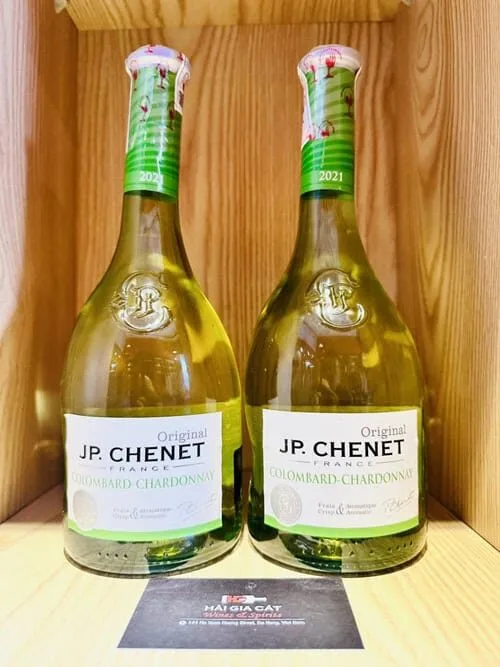 Chai rượu vang trắng JP Chenet Colombard Chardonnay