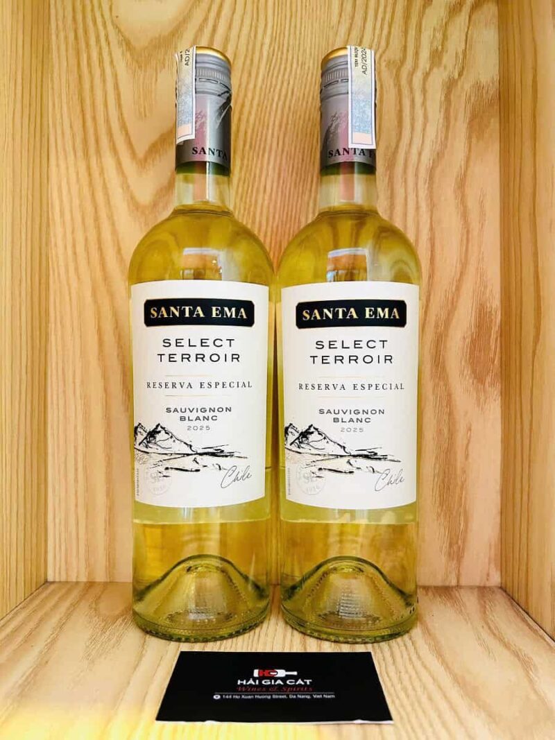 Chai rượu vang Santa Ema Select Terroir Sauvignon Blanc 2025