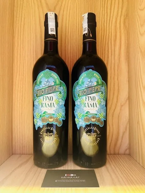 Chai rượu vang trắng Tio Pepe Fino en Rama