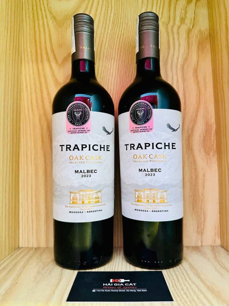 Chai rượu vang Trapiche Oak Cask Malbec