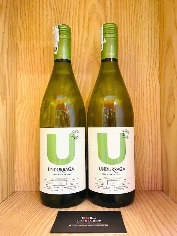 Chai rượu vang Undurraga Varietales Chardonnay