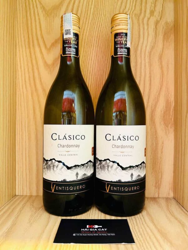 Chai rượu vang Ventisquero Clasico Chardonnay